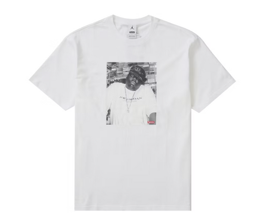 Supreme Jordan Biggie S/S Top White