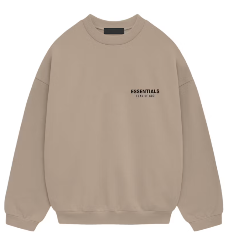 Fear of God Essentials Fleece Crewneck Desert Sand
