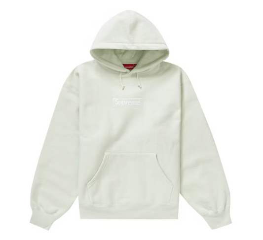 Supreme Box Logo Hooded Sweatshirt (FW23) Light Green