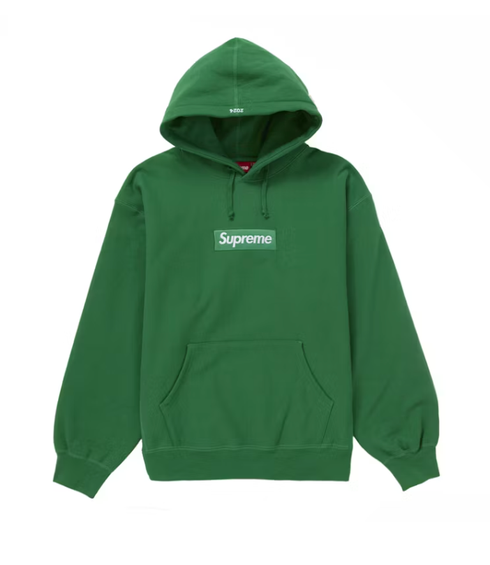 Supreme Box Logo Hooded Sweatshirt Sweatshirt (FW24) Green