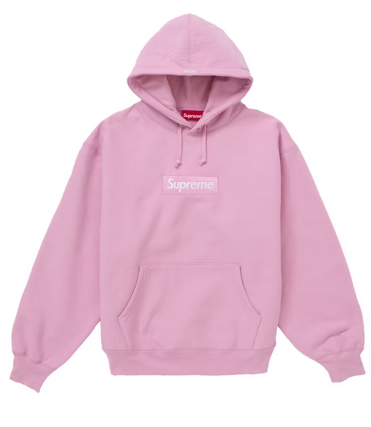 Supreme Box Logo Hooded Sweatshirt Sweatshirt (FW24) Pink