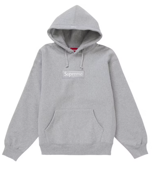 Supreme Box Logo Hooded Sweatshirt Sweatshirt (FW24) Heather Grey