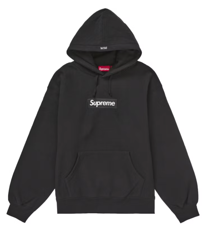 Supreme Box Logo Hooded Sweatshirt Sweatshirt (FW24) Black