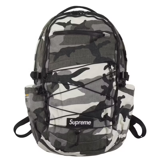 Supreme Logo Backpack (SS25) Snow Camo