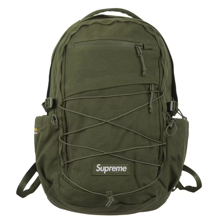 Supreme Logo Backpack (SS25) Olive