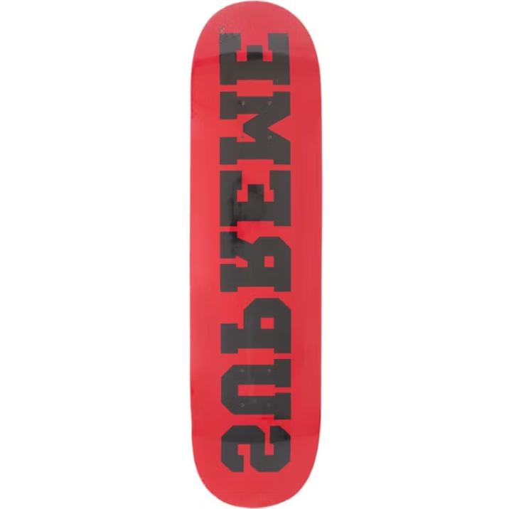 Supreme Reverse Skateboard Deck Red – Doused Supreme Reverse Skateboard Deck Red – Doused