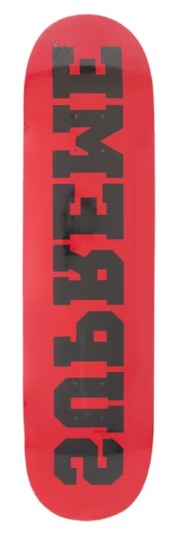Supreme Reverse Skateboard Deck Red