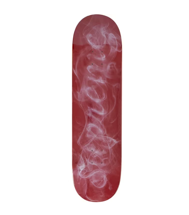 Supreme Smoke Skateboard Deck Red