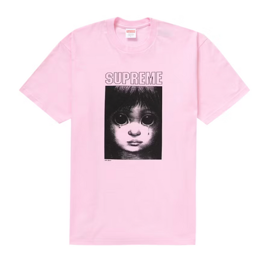 Supreme Margaret Keane Teardrop Tee Light Pink