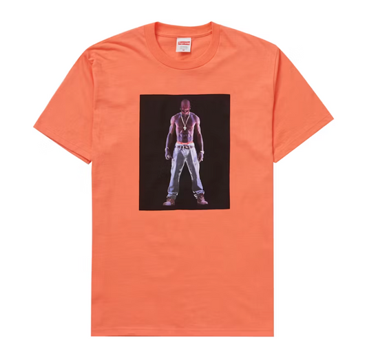 Supreme Tupac Hologram Tee Neon Orange