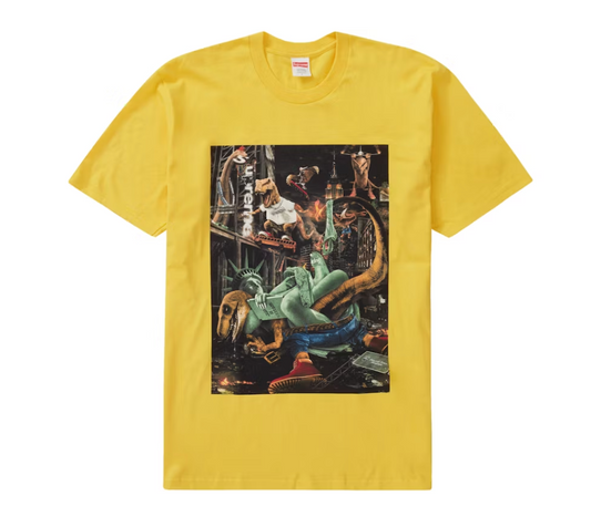 Supreme T-Rex Tee Yellow