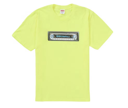 Supreme Receiver Tee Fluorescent Yellow