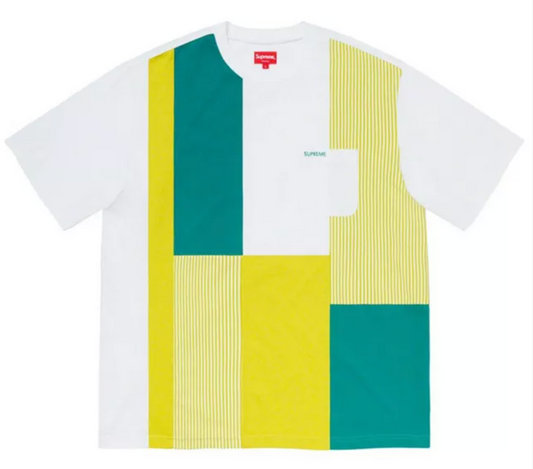 Supreme Patchwork Pocket Tee White