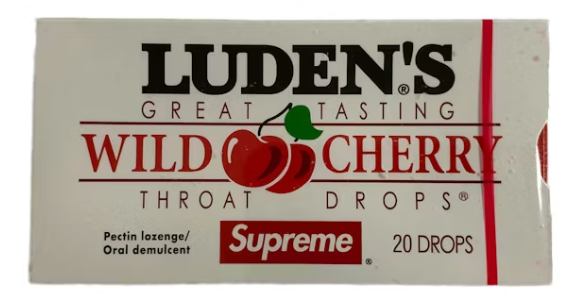 Supreme x Luden's Wild Cherry Throat Drops