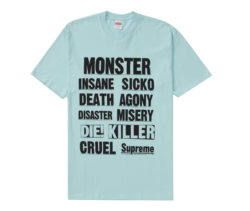 Supreme Monster Tee Turquoise