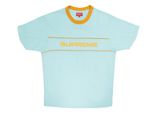 Supreme Team Ringer Tee Light Blue
