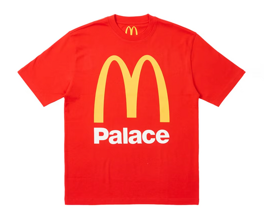 Palace x McDonald's Logo T-shirt Red