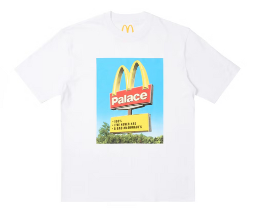 Palace x McDonald's Sign T-shirt White