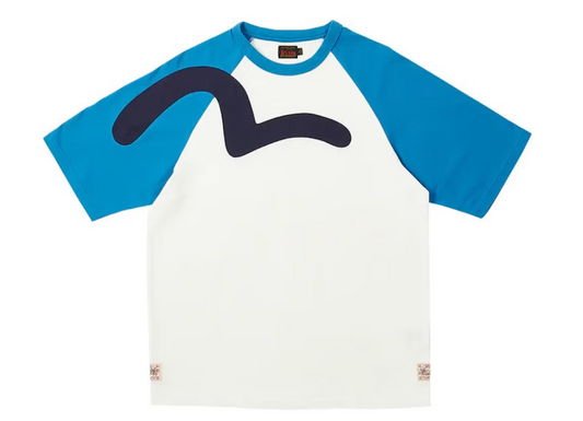 Palace x Evisu Seagull Raglan T-shirt Off White