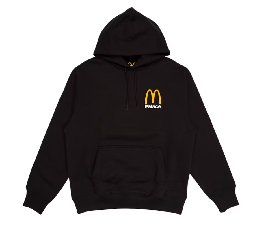 Palace x McDonald's Logo Hood Black