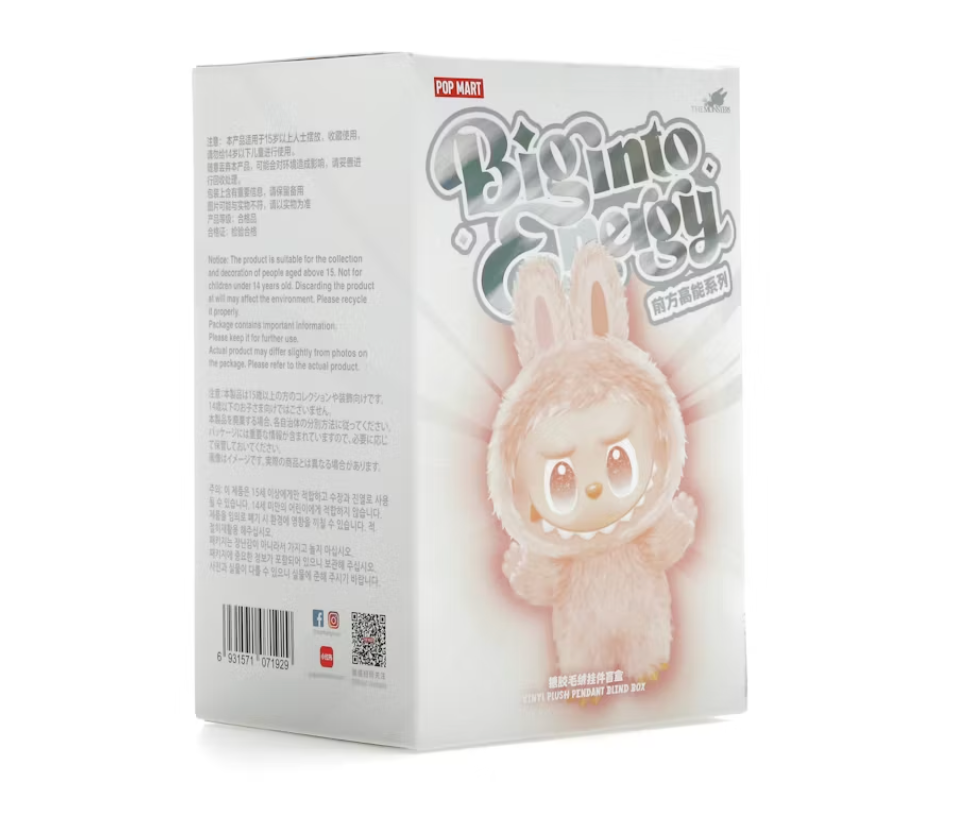 Labubu Big into Energy Series Vinyl Plush Pendant Single Blind Box