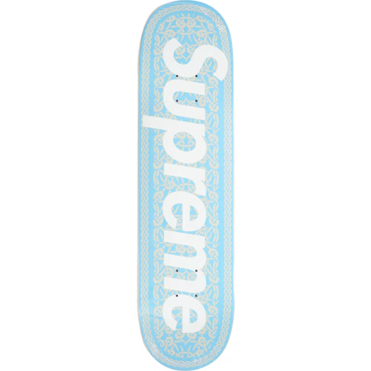 Supreme Celtic Knot Skateboard Deck Blue