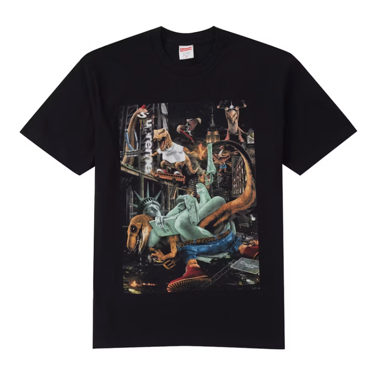 Supreme T-Rex Tee Black