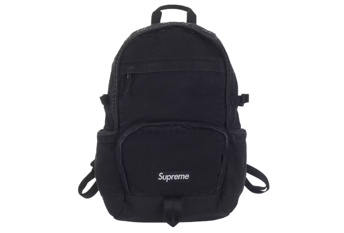 Supreme Denim Backpack Black