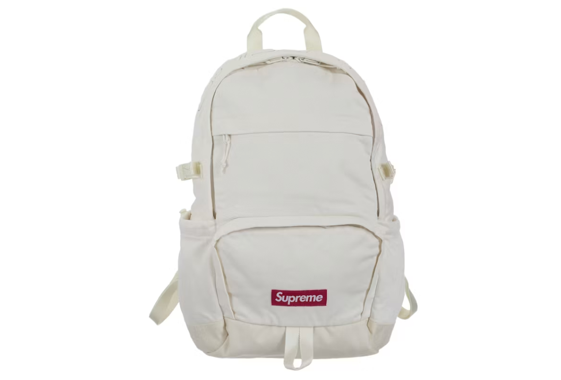 Supreme Denim Backpack White