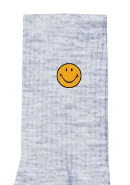 Smiley Badge Socks