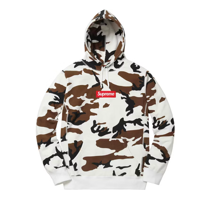 Supreme Box Logo Hooded Sweatshirt Camo