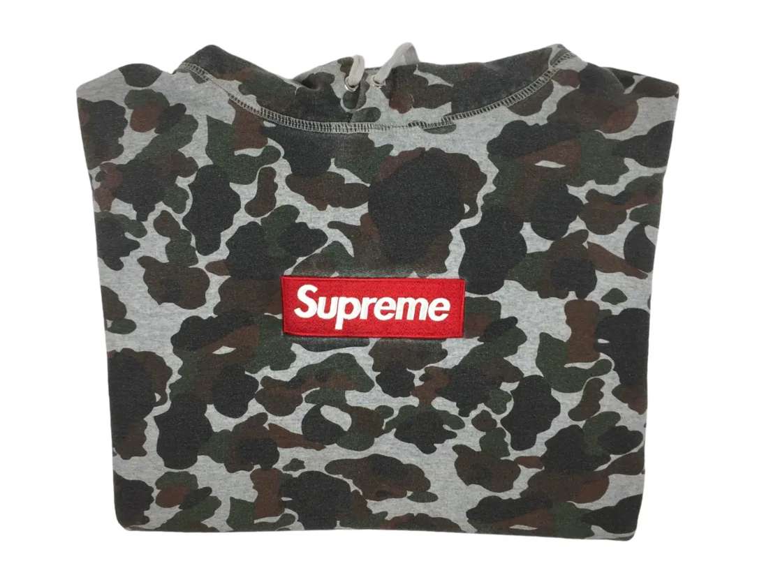 2012 Supreme Duck Camo Box Logo Hoodie