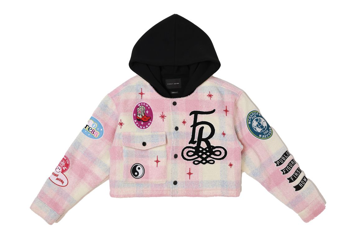 Better Days Crop Wool Hood Plaid Shacket