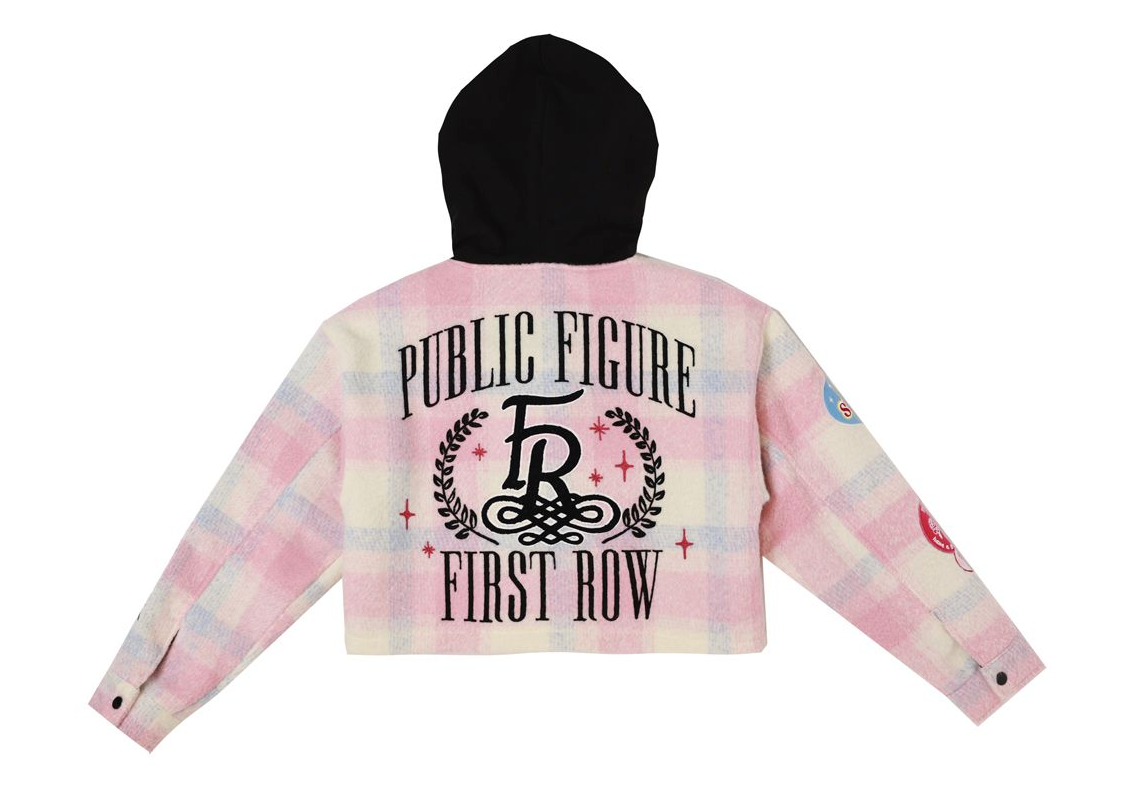 Better Days Crop Wool Hood Plaid Shacket