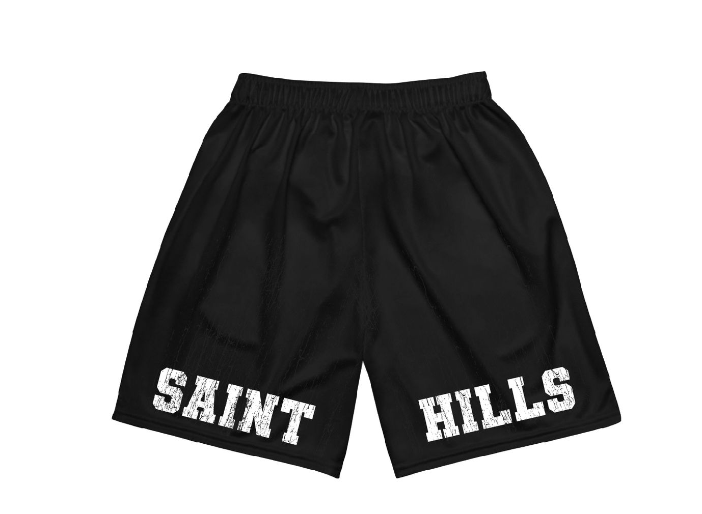 Bones Mesh Shorts Black