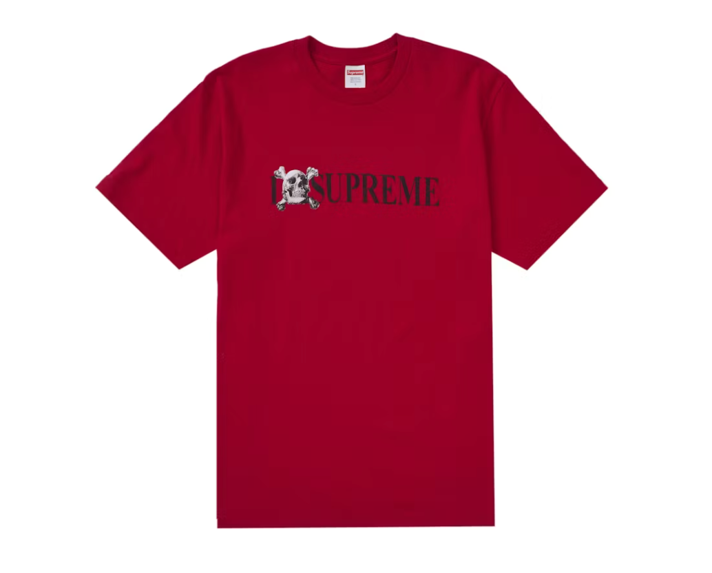 Supreme Skull Tee Red
