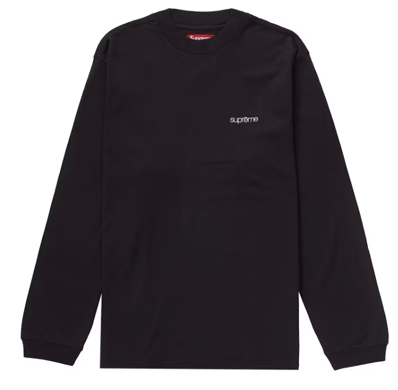 Supreme Mock Neck L/S Top (FW23) Black
