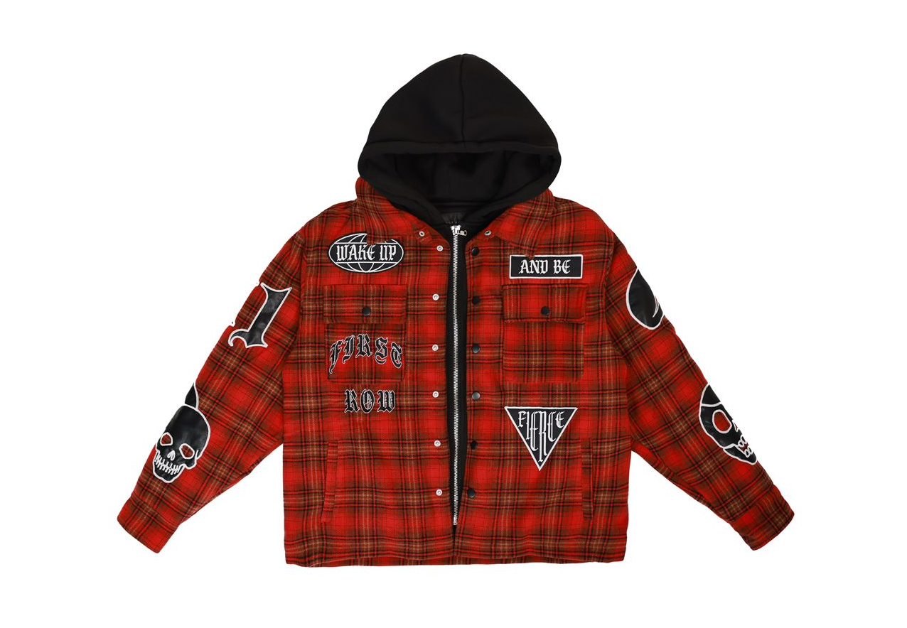 WAKE UP AND BE FIERCE HOOD SHACKET