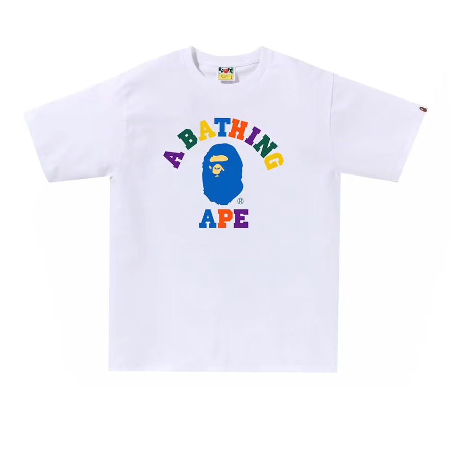 BAPE Colors College Tee (SS24) White