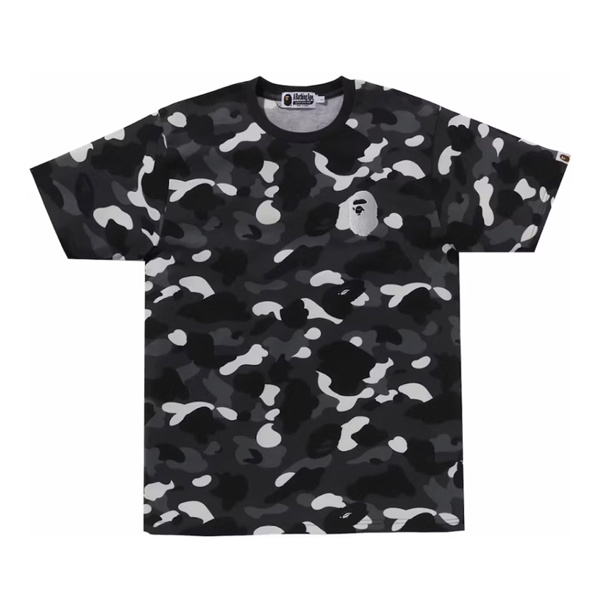 BAPE City Camo Large Ape Head Tee Black