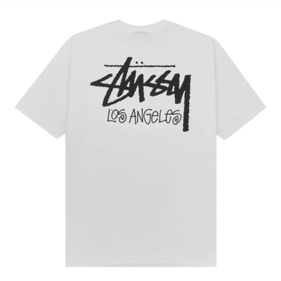 Stussy Los Angeles White Tee – Doused