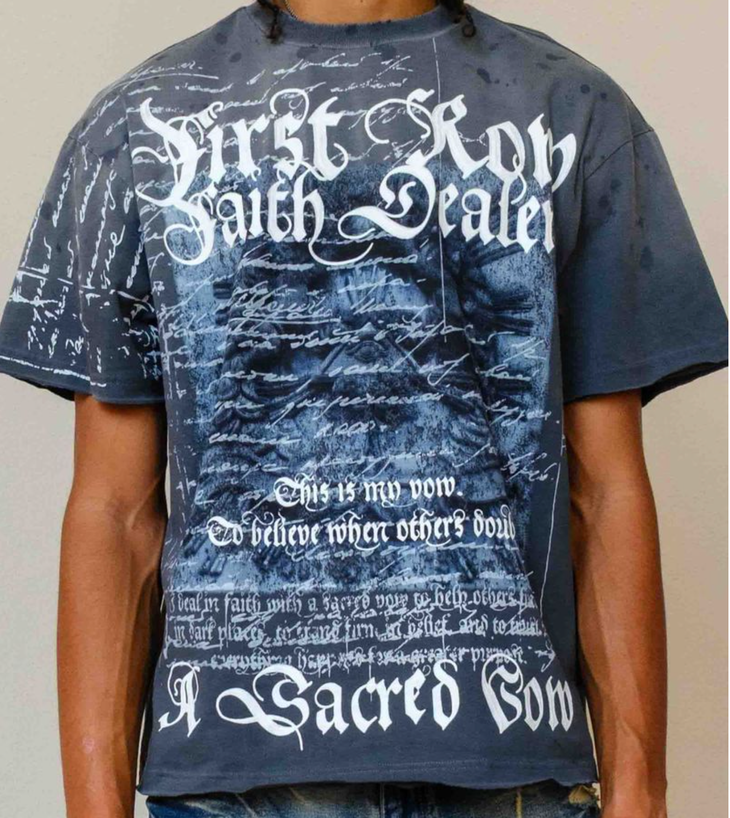 Faith Dealer A Sacre Vow Profound Glory Tee