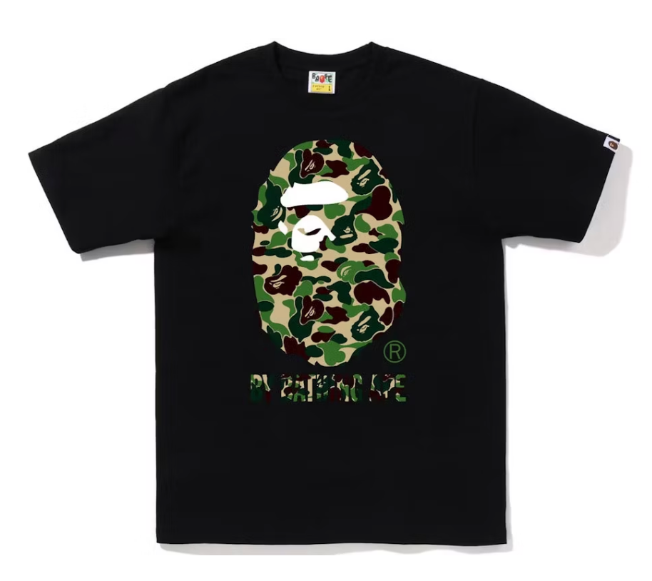 BAPE ABC Camo By Bathing Ape Tee Black/Green