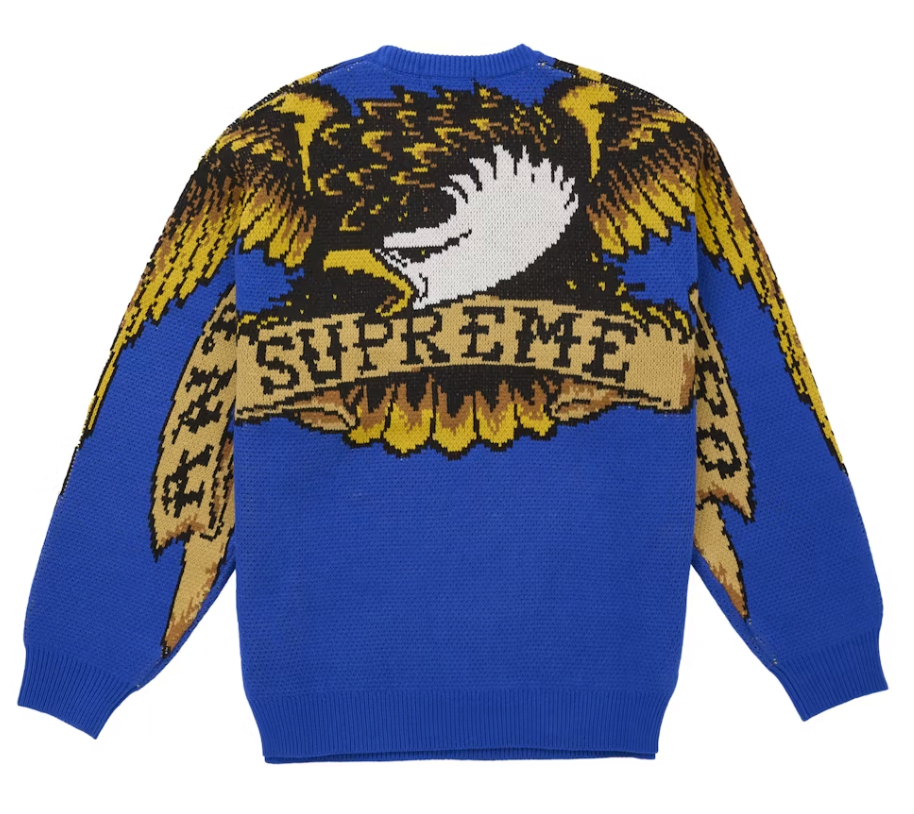 Supreme ANTIHERO Sweater Blue