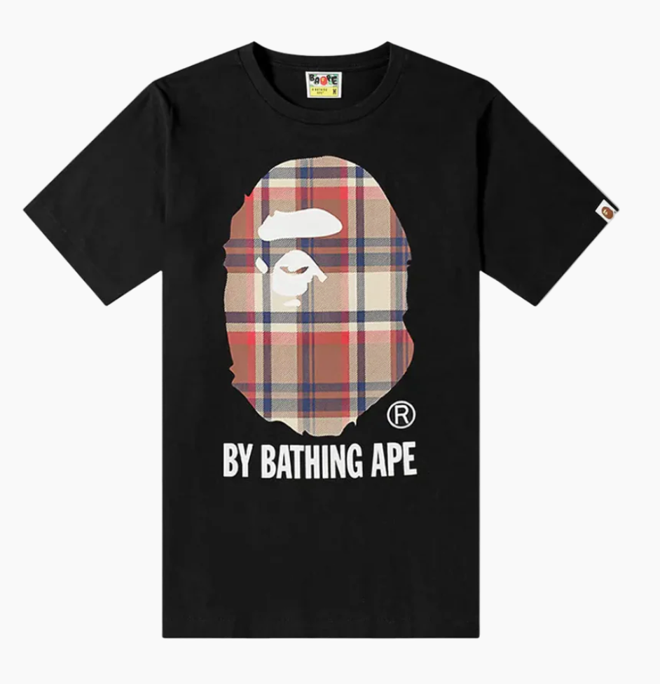 Check By Bathing Ape Tee Black/Red