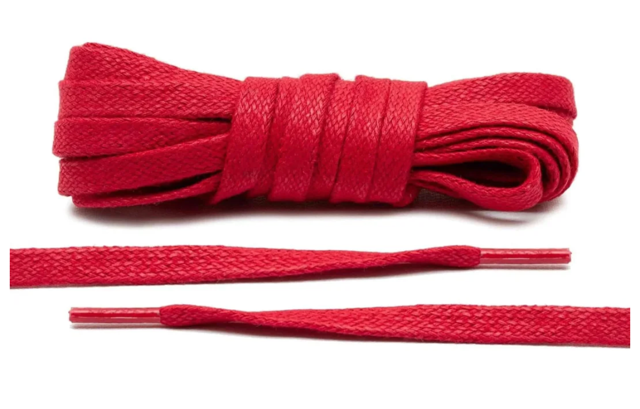 Red Waxed Shoe Laces
