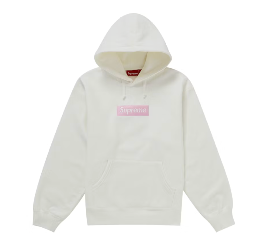 Supreme Box Logo Hooded Sweatshirt (FW25) White