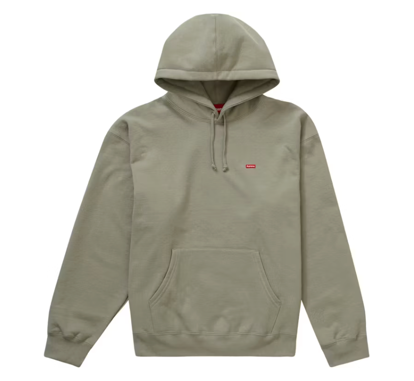 Supreme Small Box Hooded Sweatshirt (SS23) Olive