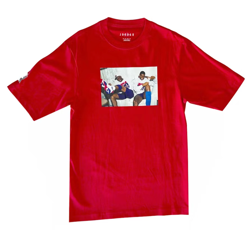 Jordan x Trophy Room "New Sheriff In Town" T-Shirt Red/White