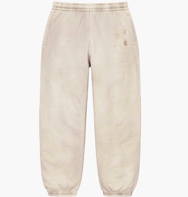 Supreme Overdyed S Logo Sweatpant Natural
